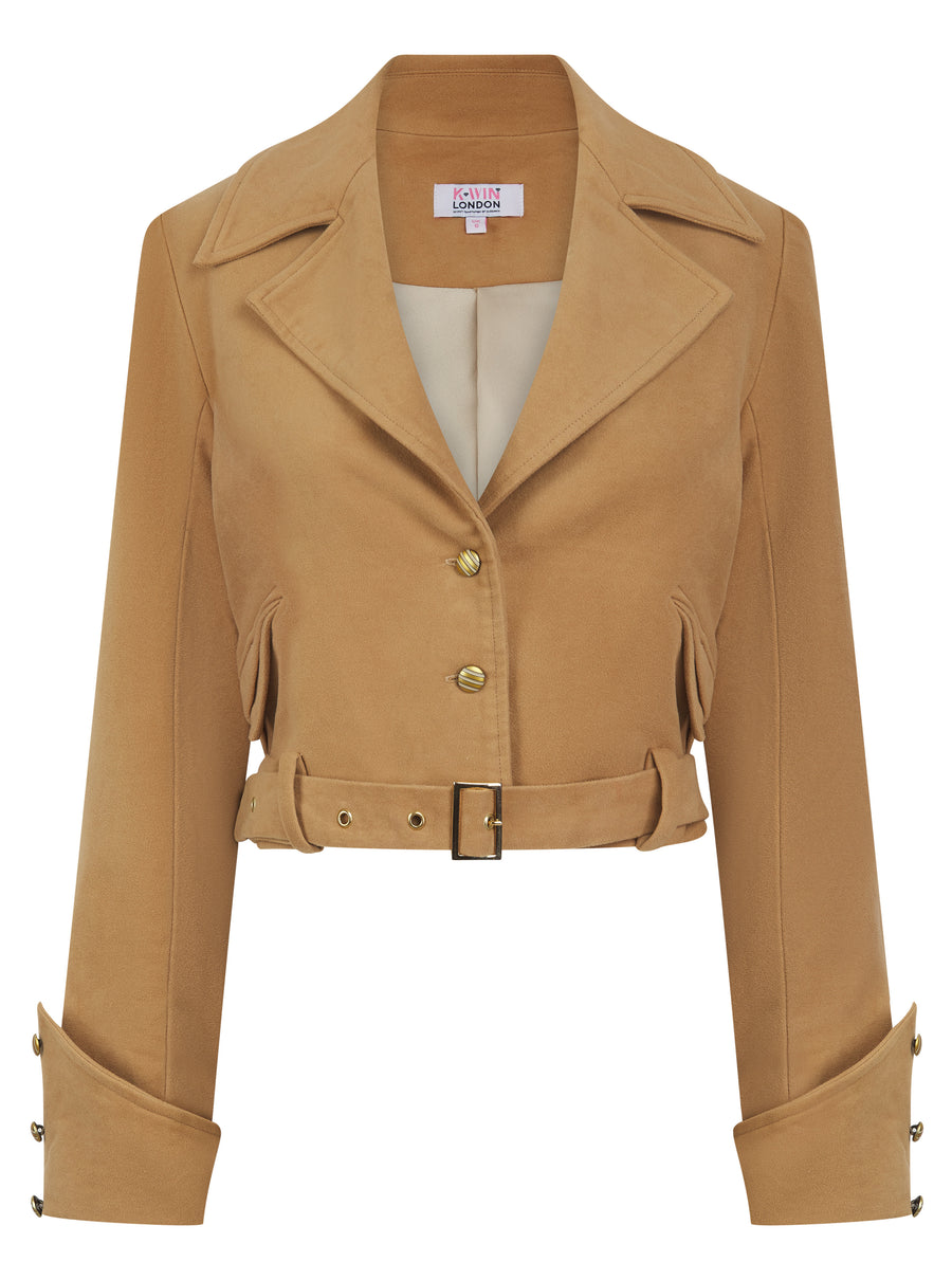 Effortlessly Elegant Classic Moleskin Jacket